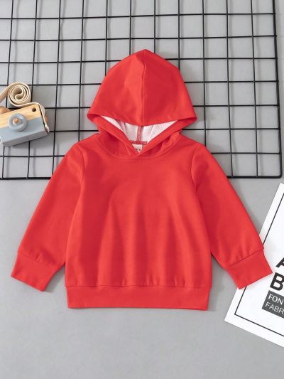 Baby Boys' Spring Red Car Print Daily Casual Sports Cute Sweatshirt
