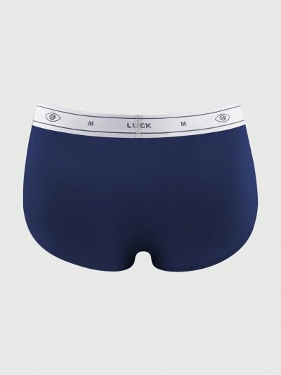 Men 4pcs Letter Tape Waist Brief