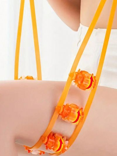 1pc Relieves Muscle Soreness Roller Massager Back Opener Massage Shoulder Neck Belly Waist Leg Manual Roller Massage With Soothing Tired Muscles Back Stretcher