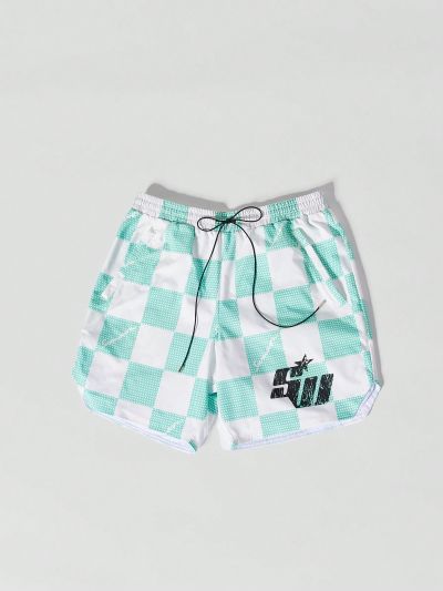 SUMWON Nylon Short With All Over Print