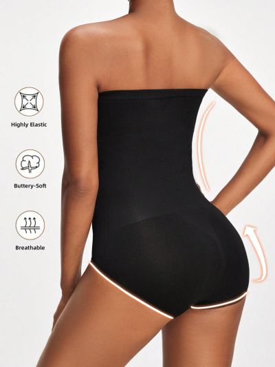Seamless Shapewear Bandeau Bodysuit