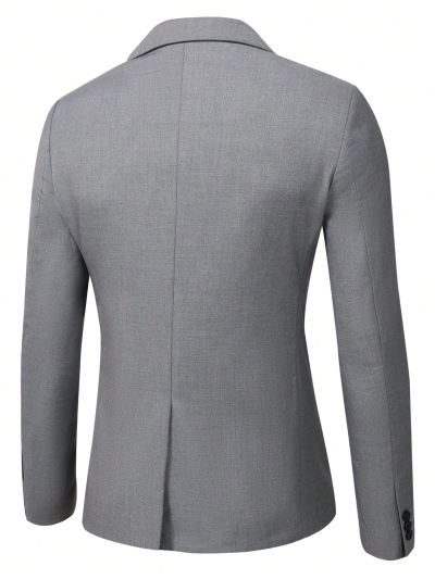 Manfinity Hypemode Men's Turn-down Collar Suit Jacket