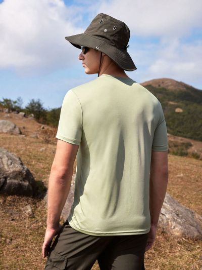 In My Nature Men's Short Sleeve Outdoor T-Shirt With Small Prints