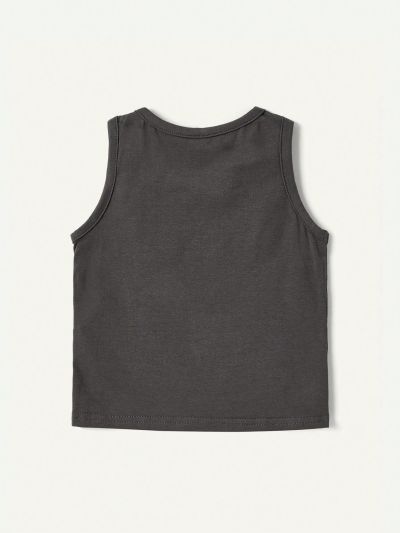 Cozy Cub 3pcs Baby Boy Soft Knitted Solid Color Round Neck Sleeveless Vest Set