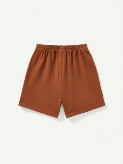 Cozy Cub Baby Boys' Casual Color Block Round Neck Pullover And Shorts Set