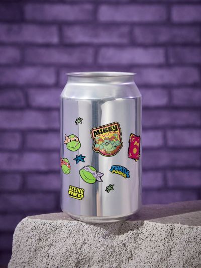 TEENAGE MUTANT NINJA TURTLES X SHEIN 2pcs/set Cartoon Doodle Stickers