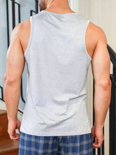 Men'S Round Neck Warm Vest