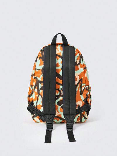 JNSQ Outdoor Camo Leisure Sports Graffiti Backpack, Large Capacity, Simple And Fashionable, Multi-functional