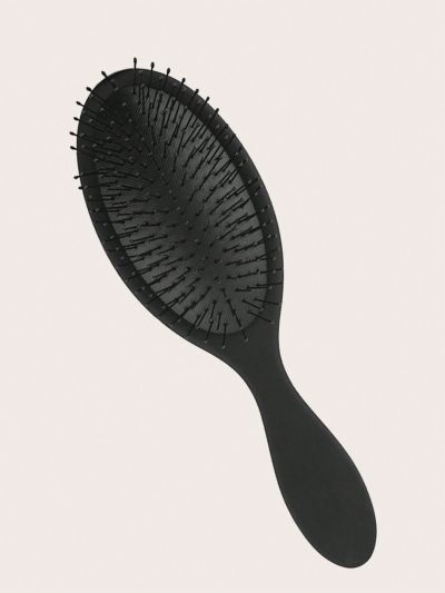 JUNG HANA 1pc Pink Heart Shaped Cherry Air Cushion Comb (random Color Of Bead On Top)