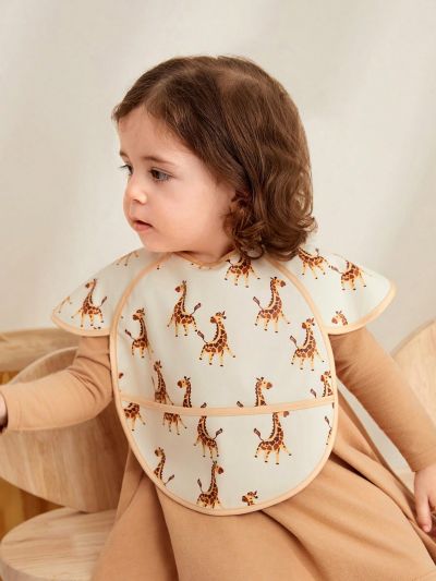 Cozy Cub 1pc Baby Waterproof Bib In Deer Design