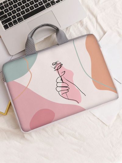 Flower Pattern Laptop Bag