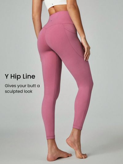 GLOWMODE 24" FeatherFit™ High-Rise Side Pocket Leggings