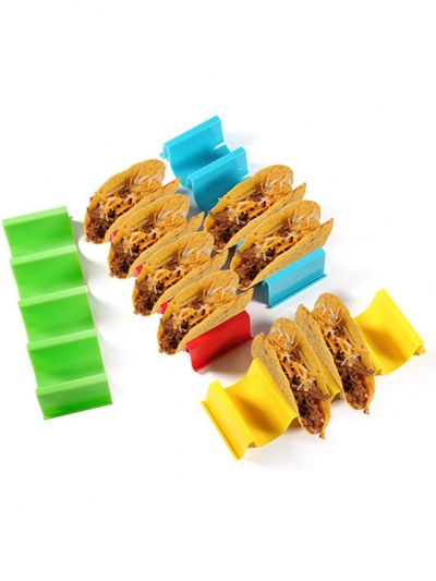 1pc Kitchen Plastic Wave Corn Holder And Taco Rack For Corn Tortillas