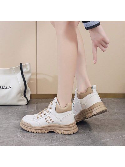 Women's Pu Leather Shoes, Pumps, Wedge Heel Boots, Sneakers, Casual Footwear