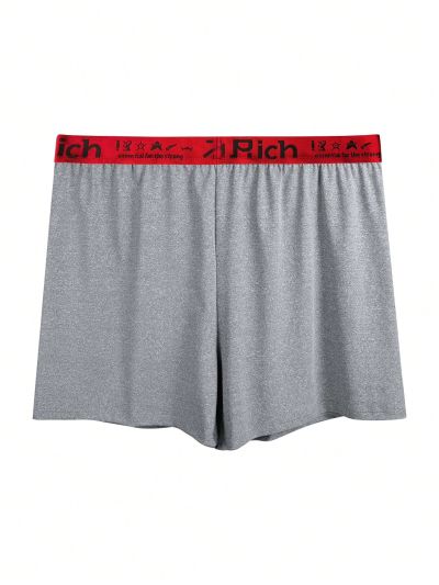 Men's Alphabet Jacquard Waistband Boxer Briefs