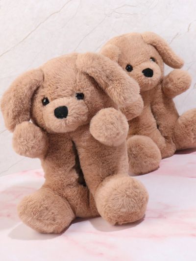 Women's Cute Animal Shaped Brown Indoor Slippers