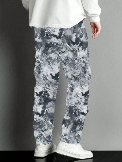 Men's Digital Print Cargo Pants