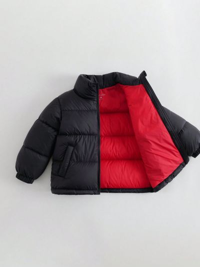 Winter Fashion Ultralight High Collar Down Jacket With Three Protective Features For Young Girls
