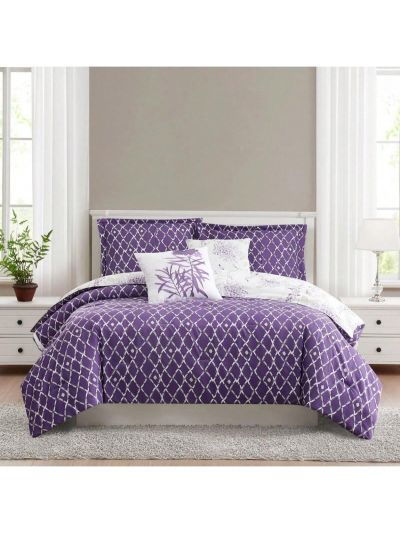 Fresh Meadow 5 Piece Reversible Comforter Set by Creative Home Ideas