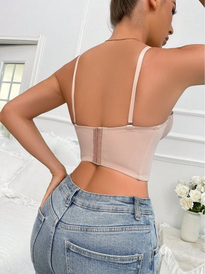 Solid Underwire Shapewear Tube Top