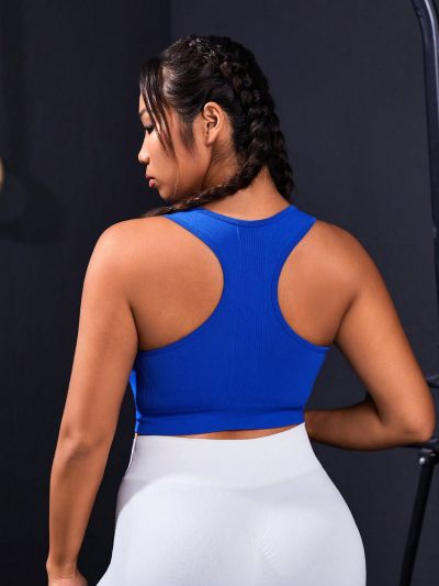 Plus Size Women'S Racerback Sports Bra