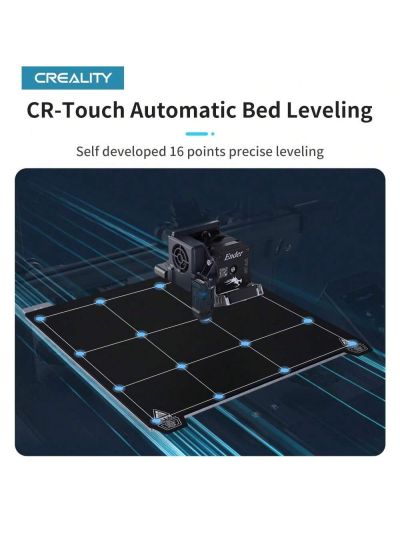 Creality Ender-3 S1 Pro 3D Printer Ender-3 S1 Upgrade with 300°C High-Temperature Nozzles PEI Spring Steel Plate LED Light Direct Dual-Gear Extruder CR Touch Automatic Bed Leveling