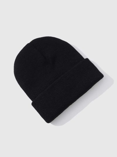 Men Cartoon Embroidered Beanie
