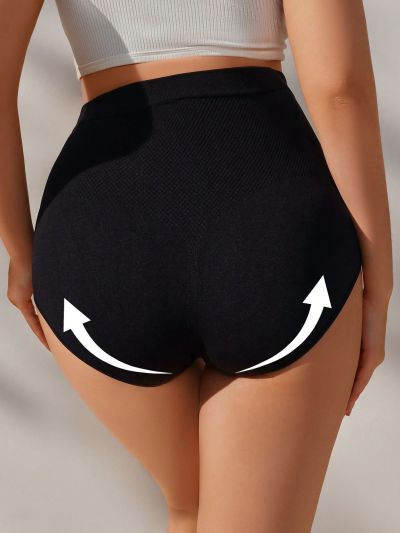 Pregnant Women'S Solid Color High Waist Underwear