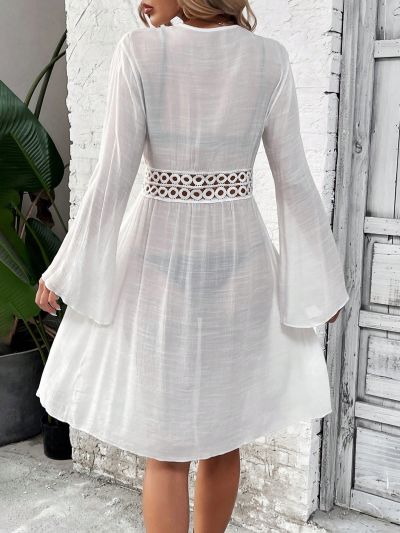 SHEIN Swim Vcay Kimono-Waist Double Circle Strap Kimono