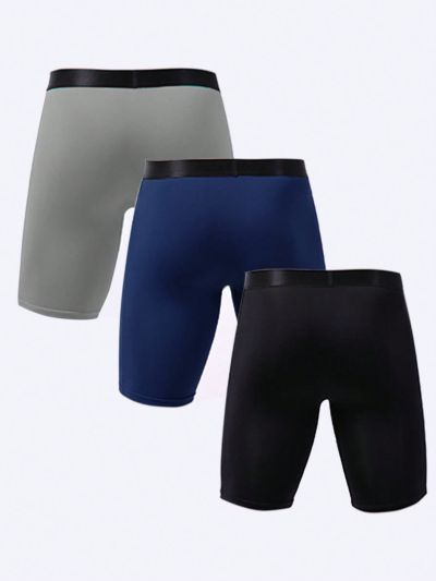 3pcs Teen Boy's Sporty Boxer Briefs