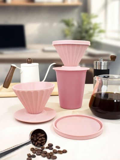 SHEIN Basic living 1pc  Silicone Coffee Filter,  Reusable Detachable Silicone Coffee Dripper