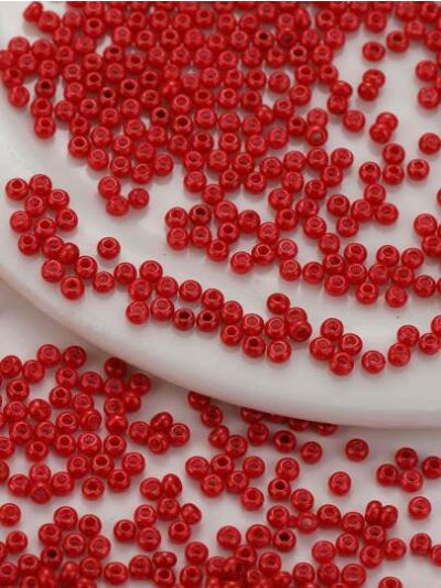 1500pcs 2mm Bohemian Style Creamy Effect Glass Beads For Diy Jewelry Making