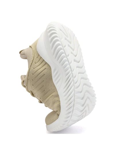 Mens Running Shoes - Men's Tennis Walking Trainers Breathable Lace Up Mesh Sneakers Workout Casual Sports Shoes