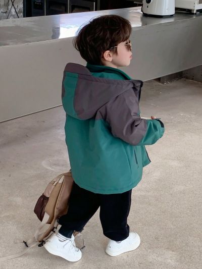 Boys' Casual -padded Jacket For Autumn And Winter