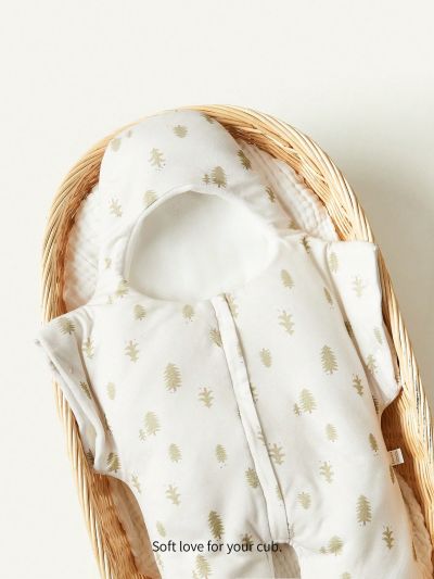 Cozy Cub 1pc Pine Trees Home Print Sleeveless Sleeping Bag