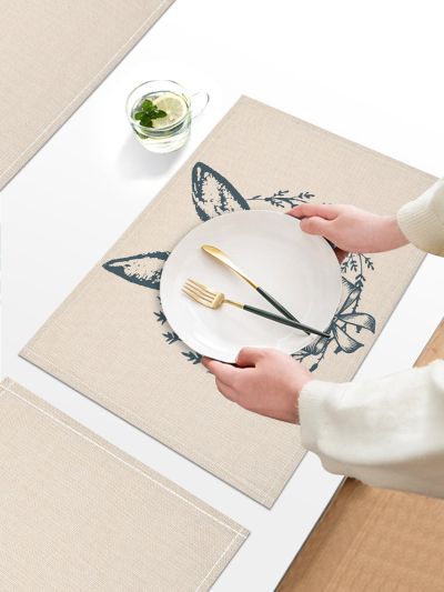 Rabbit Print Placemat