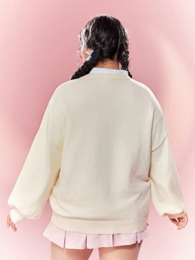 CARDCAPTOR SAKURA | SHEIN Plus Cartoon Print Drop Shoulder Sweatshirt