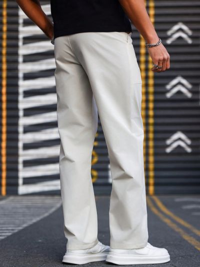 Men'S Flip Pocket Casual Pants