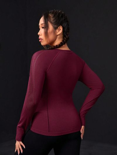 Street Sport Plus Size Women'S High Stretch Sports Jacket