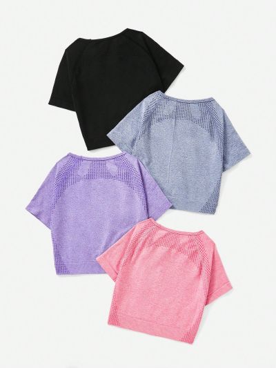 Seamless High-Stretch Sports T-Shirt