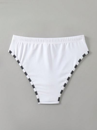 Men's Drawstring Waist Swim Trunks