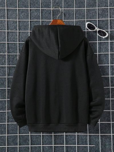 Teenage Boys' Hooded Sweatshirt With Dog Print