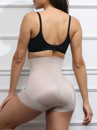 Women's Solid Color Lace Splice Shapewear Bottom