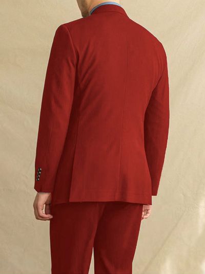 Men's Slim Fit Shawl Collar Blazer & Pants Set