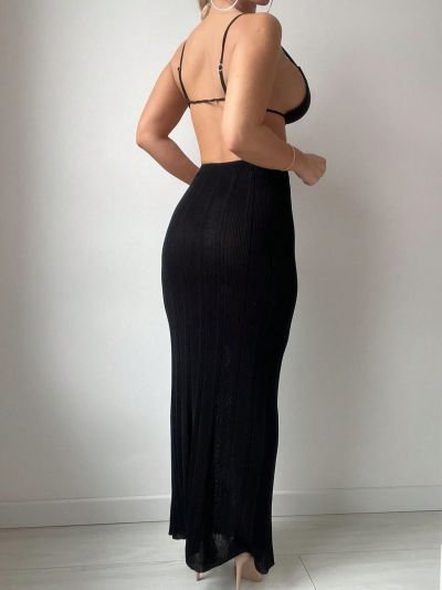 SHEIN Swim BohoFeel Women'S Beach Cover-Up Skirt