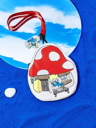 SHEIN X The Smurfs Cartoon Print Coin Purse