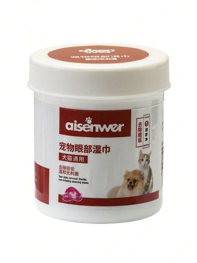 1pc Pet Wipe For Cats And Dogs, Gentle On Eyes, Removes Eye Gunk, Suitable For Both Dogs And Cats