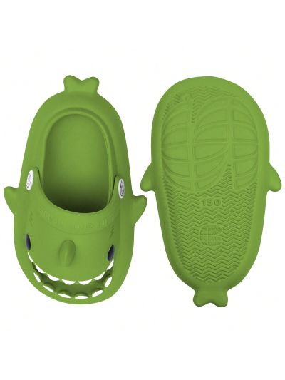 Kids Shark Slides Pillow Shower Slippers Quick Dry Sandals Boys Girls Comfy Cloud Slides Summer Non-Slip Thick Sole Beach Pool shoes