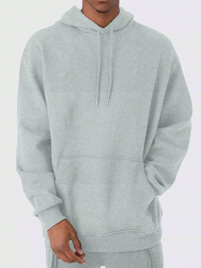 Men's Hooded Sweatshirt With Letter And Car Print