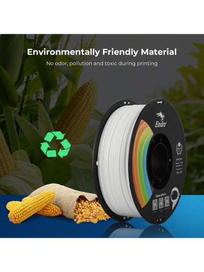 Creality PLA Filament Pro, Hyper PLA High Speed 3D Printer Filament, 1.75mm White Printing Filament, 1kg(2.2lbs)/Spool, Dimensional Accuracy ±0.03mm. Fit Most FDM Printer